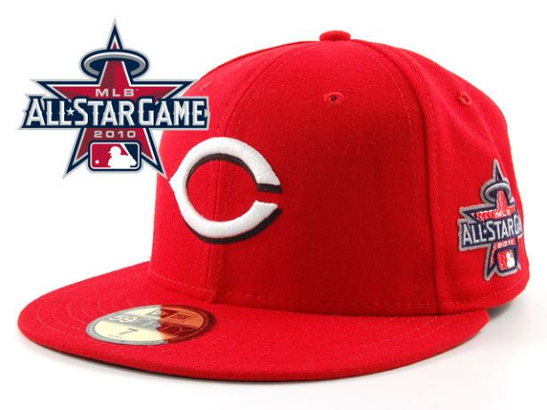 Cincinnati Reds 2010 MLB All Star Fitted Hat Sf07